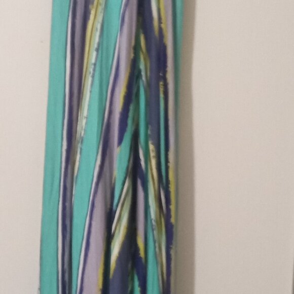 K Jordan women's sleeveless lined maxi dress size2X viscose - Picture 4 of 6